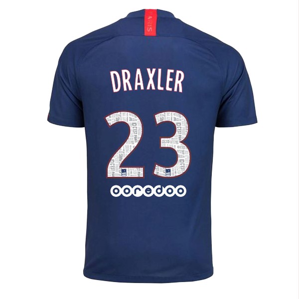 Camiseta Paris Saint Germain NO.23 Draxler 1ª Kit 2019 2020 Azul